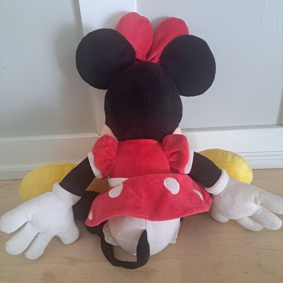 Disney Parks Minnie Mouse Plush – 17” Classic Red Polka Dot Dress - Picture 2 of 4